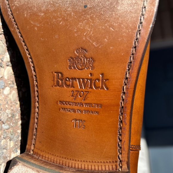 Berwick 1707 Chelsea Boots UK 11.5 w/ Shoe Trees - Picture 9 of 10